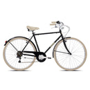 City Bike Uomo 28" in Acciaio STELVIO 6V con Cambio Shimano