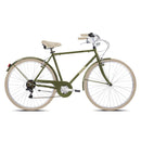 City Bike Uomo 28" in Acciaio STELVIO 6V con Cambio Shimano
