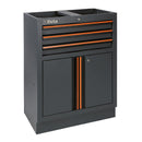 Modulo 3 Cassetti + 2 Ante M3A 680x458x910mm con Serratura
