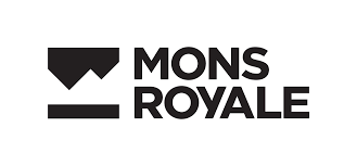 Logo di Mons Royale, marchio di abbigliamento tecnico in lana Merino per ciclisti e appassionati di outdoor, noto per la qualità e la sostenibilità dei suoi prodotti.