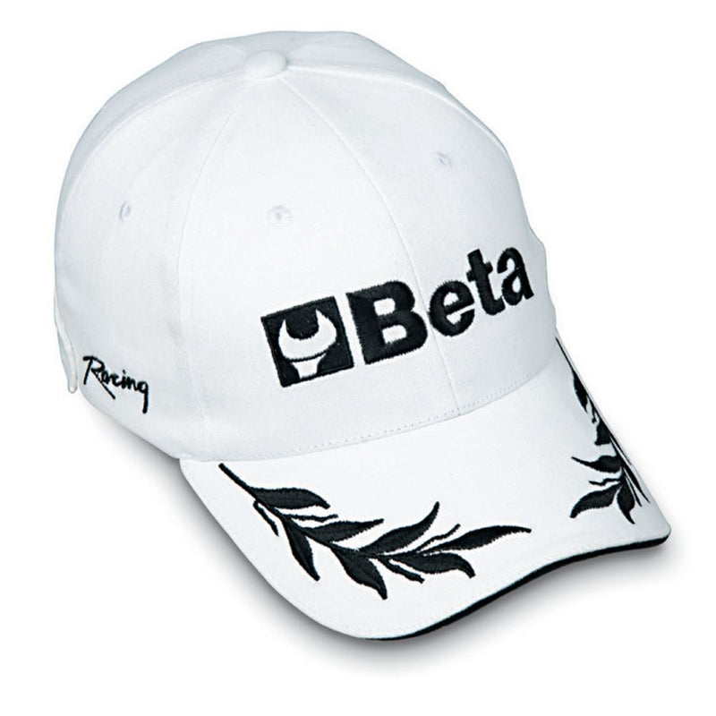 Cappellino da Baseball Bianco in 100% Cotone - Logo Ricamato