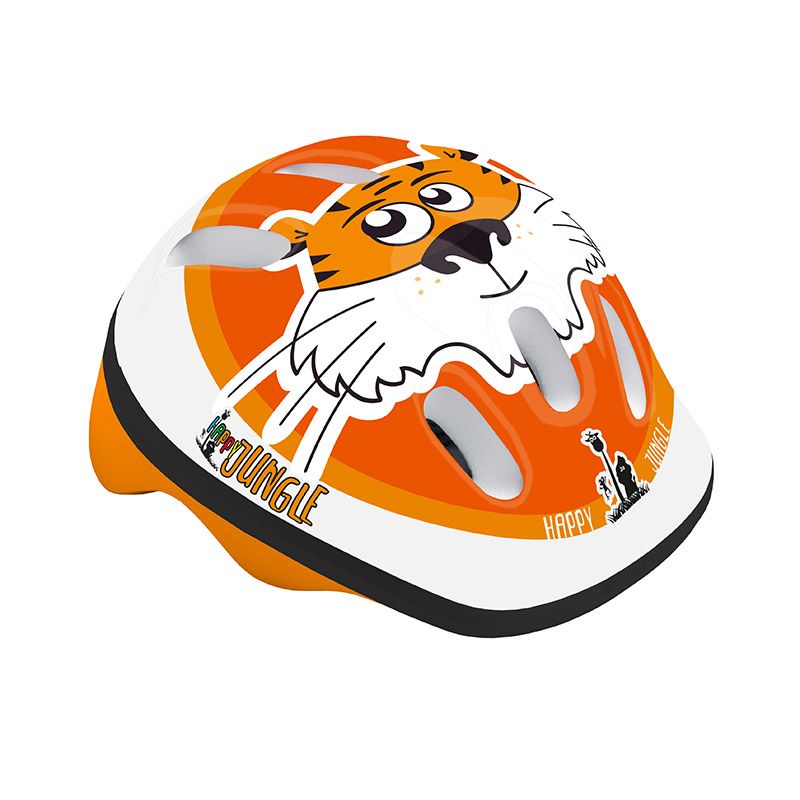 Casco Junior Happy Jungle TIGRE - Taglia XS (44/48cm)