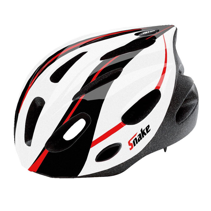 Casco SNAKE II Bianco/Nero - Taglia Unica (53/56cm)