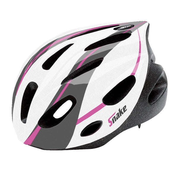 Casco SNAKE II Bianco/Viola - Taglia Unica (53/56cm)