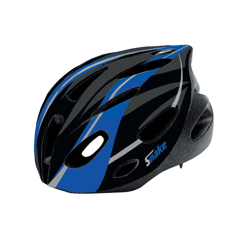 Casco SNAKE II Nero/Blu - Taglia Unica (53/56cm)