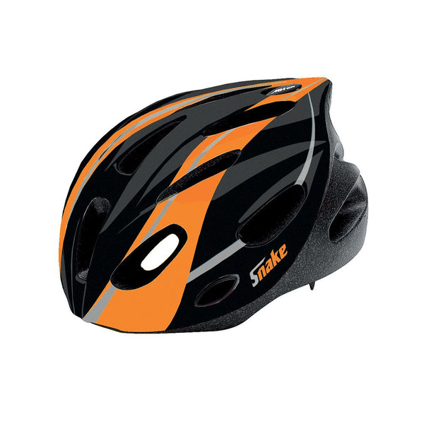 Casco SNAKE II Nero/Arancio - Taglia Unica (53/56cm)