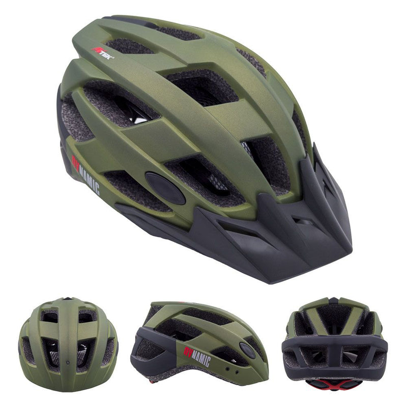 Casco DYNAMIC Army Green/Nero - Taglie M (55/57cm) Size L (57/61cm)