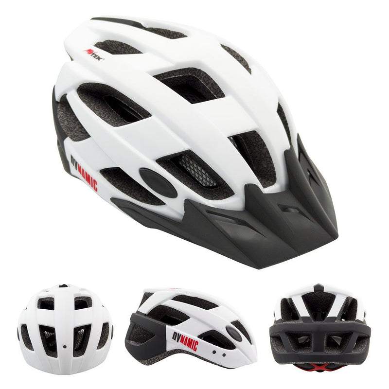 Casco DYNAMIC Bianco/Nero - Taglie M (55/57cm) Size L (57/61cm)