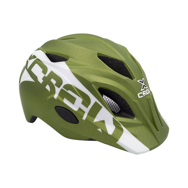 Casco Junior X-CREW Army Green Taglia M (52/56cm)