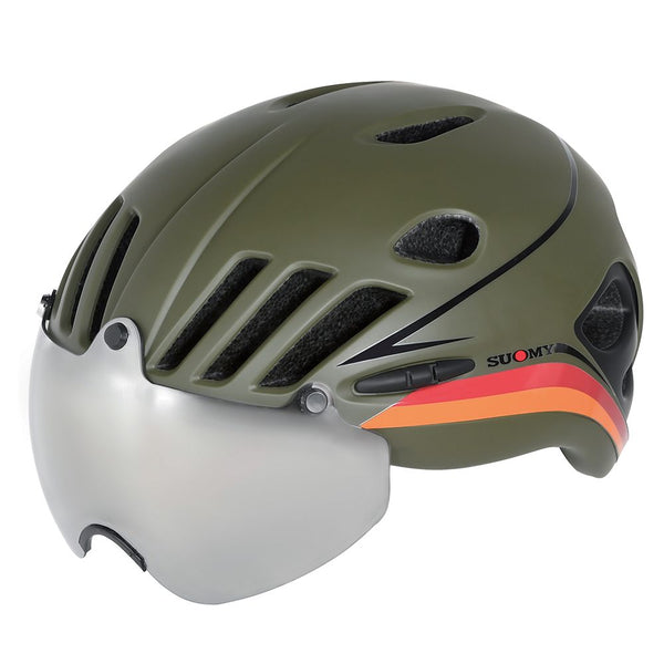 Casco VISION Verde/Nero - Taglia M (54/58cm)