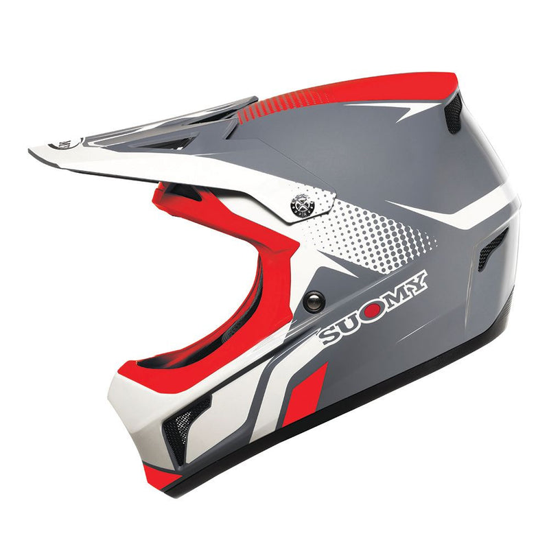 Casco EXTREME Grigio/Rosso/Bianco - Taglia M