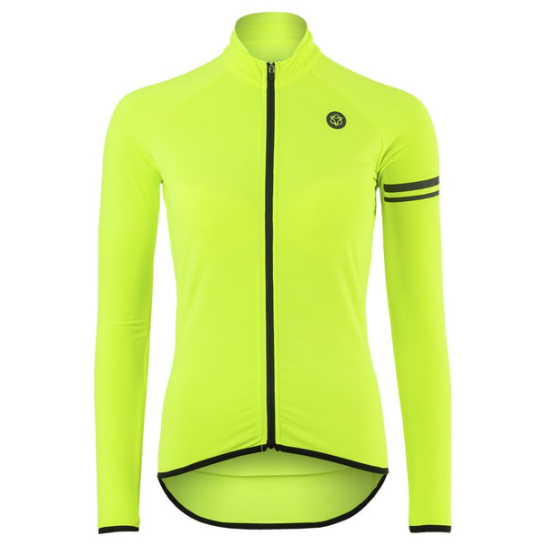 Maglia Thermo Sport Donna Giallo Fluo - Maniche Lunghe