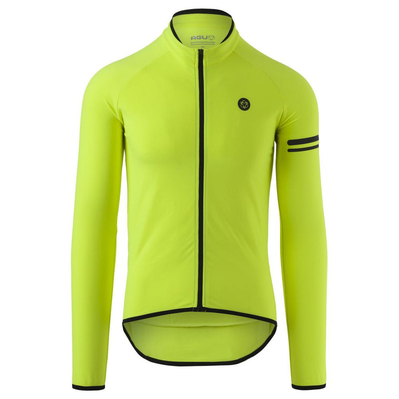 Maglia Thermo Sport Uomo Giallo Fluo - Maniche Lunghe