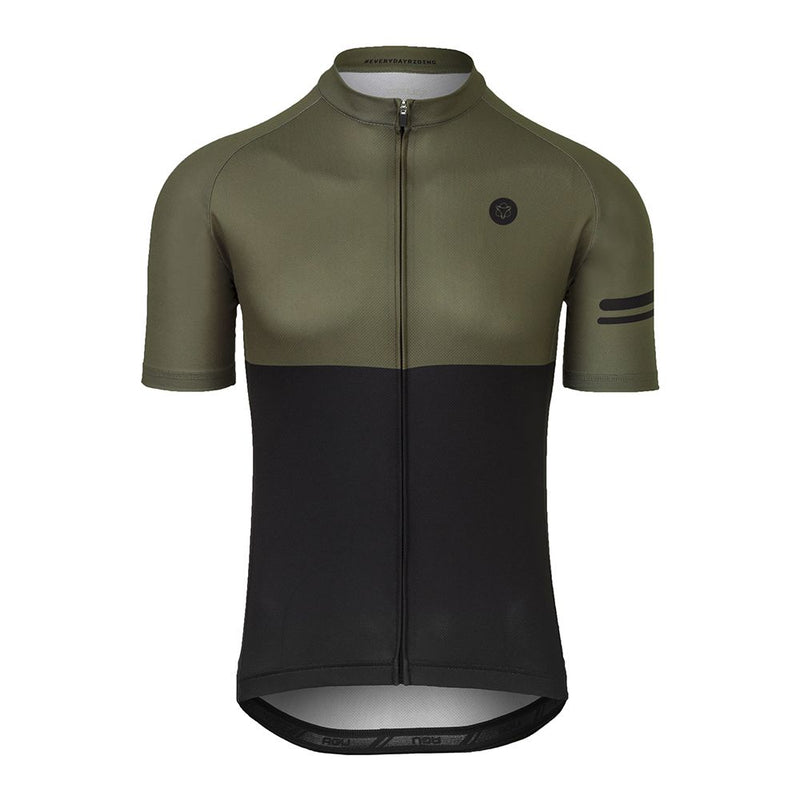 Maglia DUO ESSENTIAL Uomo Army Green - Maniche Corte