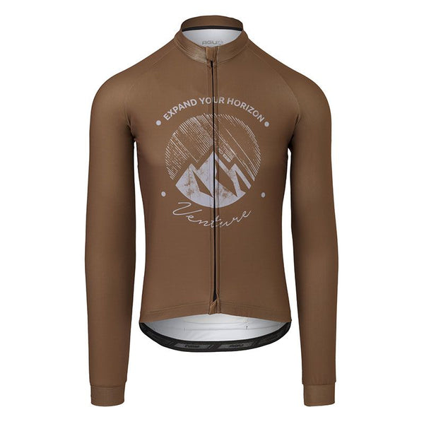 Maglia Gravel VENTURE Uomo Armagnac - Maniche Lunghe