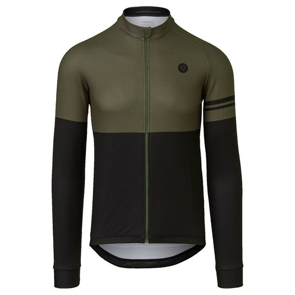 Maglia DUO Mid Season Uomo Army Green/Nero - Maniche Lunghe