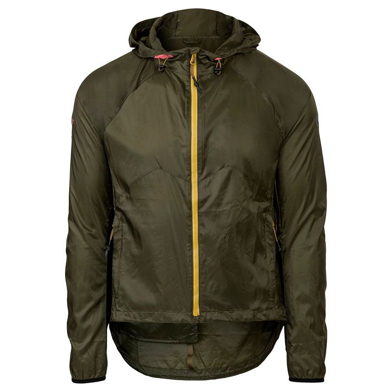 Giacca Wind Hooded VENTURE Unisex Verde Militare