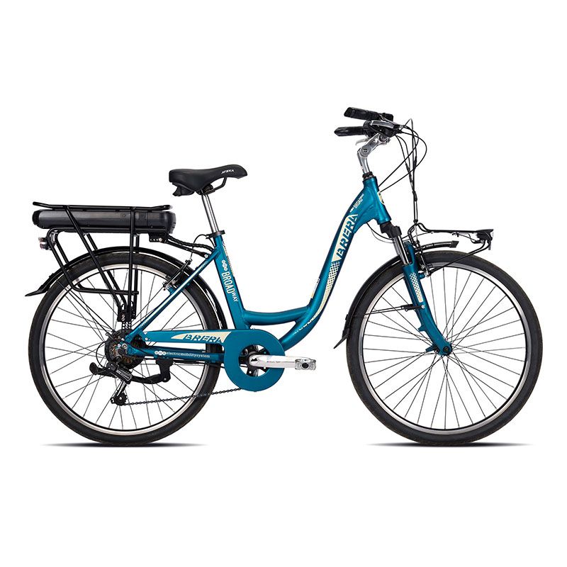 E-Bike 26 in Alluminio BROADWAY 7V Batteria al Portapacchi