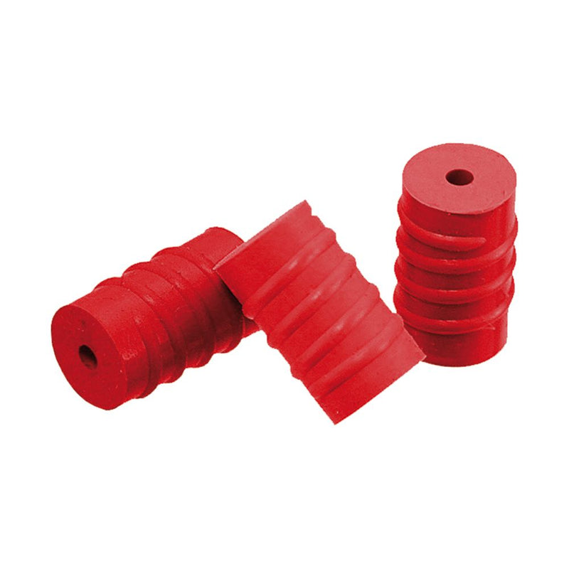 O-Ring Coprifilo Antigraffio in Silicone Rosso - Barattolo 100 Pezzi