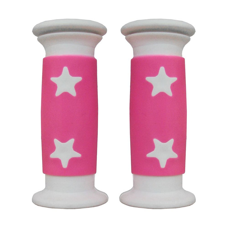 Manopole Junior Bicolore in Plastica 22mm Bianco/Rosa (OEM 5 Coppie)