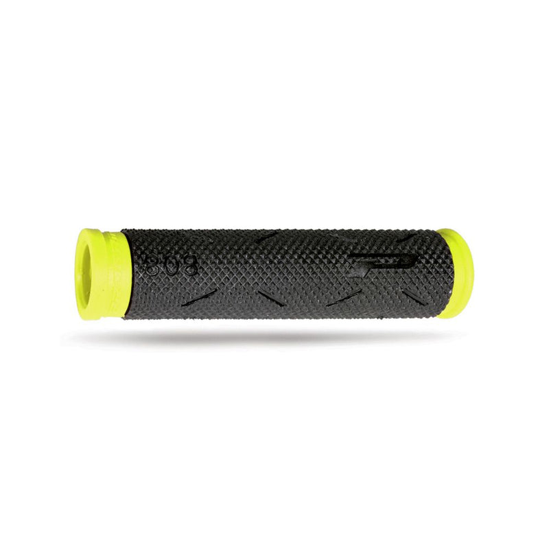 Manopola MTB SOFT TOUCH 125mm in Gomma Nero/Giallo Fluo