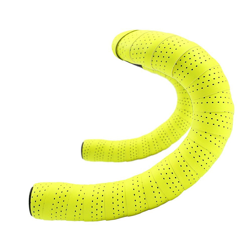 Nastro Manubrio EOLO SOFT Forato 3mm in PU+EVA Giallo Fluo