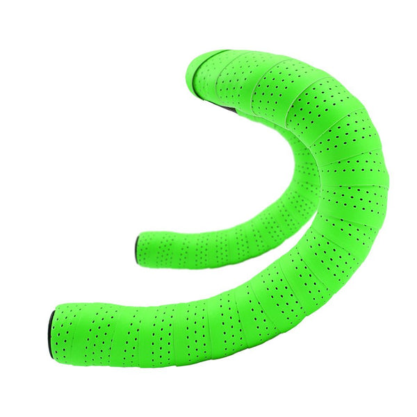 Nastro Manubrio EOLO SOFT Forato 3mm in PU+EVA Verde Fluo