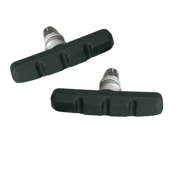 Pattini Freno 60mm MTB Nero con Dado Centrale - Blister 2 Pezzi