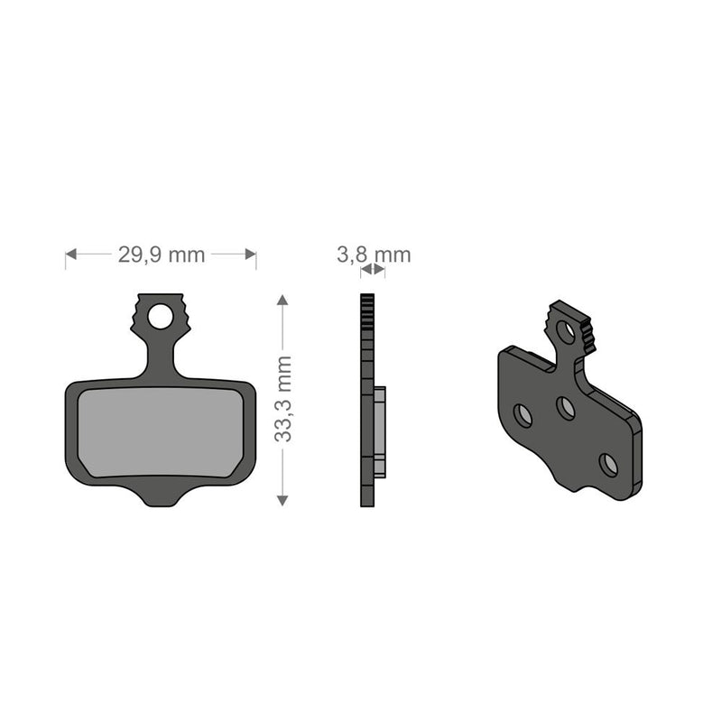 Pastiglie E-Bike Tech per Impianto ELIXIR 9/7/CR/XX/T/TL AVID/SRAM