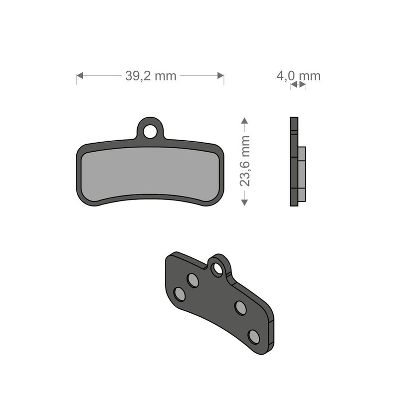 Pastiglie Sinter Tech per Impianto XTR/QUADIEN SHIMANO/TRP/TEKTRO