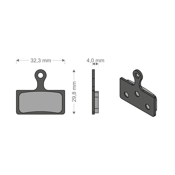 Pastiglie Performance Tech per Impianto XTR/K-FORCE/MCX1 SHIMANO//FSA