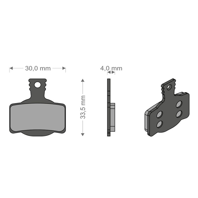 Pastiglie E-Bike Tech per Impianto MT2-8/ROAD DISK MAGURA/CAMPAGNOLO