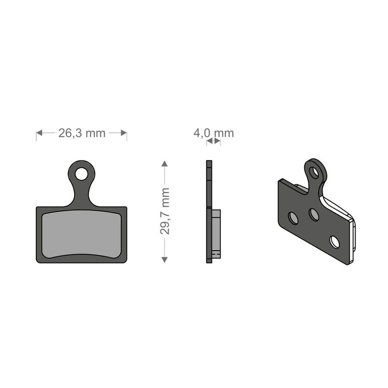 Pastiglie Sinter Tech per Impianto DURACE/XTR/MCX1SHIMANO/REVER/TEK.