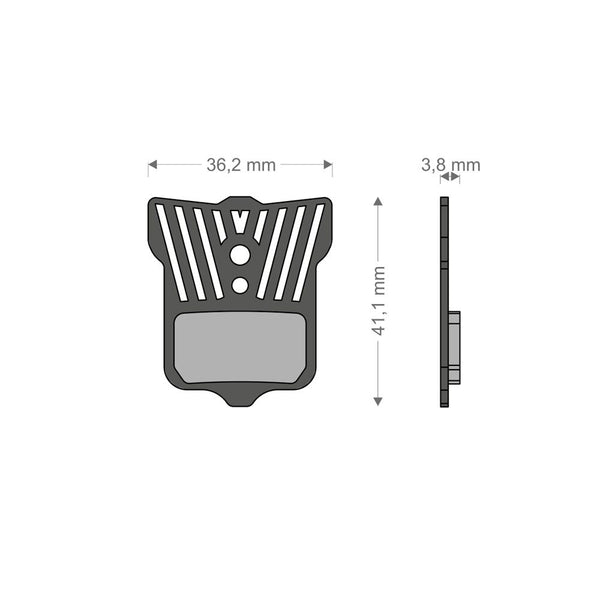 Pastiglie Light Tech per Impianto ELIXIR 9/7/CR/XX/X0/T/TL AVID/SRAM