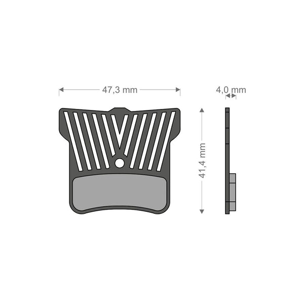 Pastiglie Light Tech per Impianto XTR/QUADIEN SHIMANO/TRP/TEKTRO