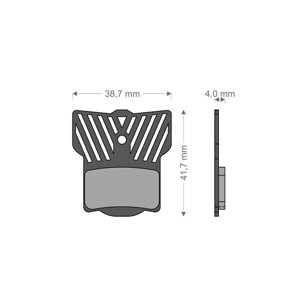 Pastiglie Light Tech per Impianto MT2-8 DISK MAGURA