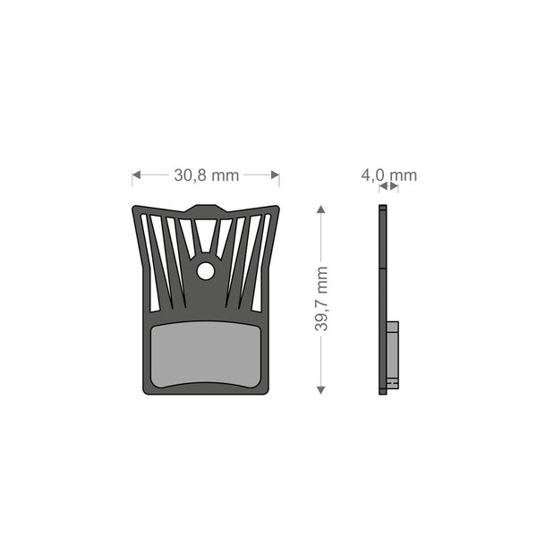 Pastiglie Light Tech per Impianto DURACE/XTR/MCX1 SHIMANO/REVER/TEKTRO