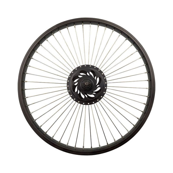 Ruota Anteriore 20 x 1,90 BMX Perno: 10mm Mozzo su Sfere Cerchio Nero