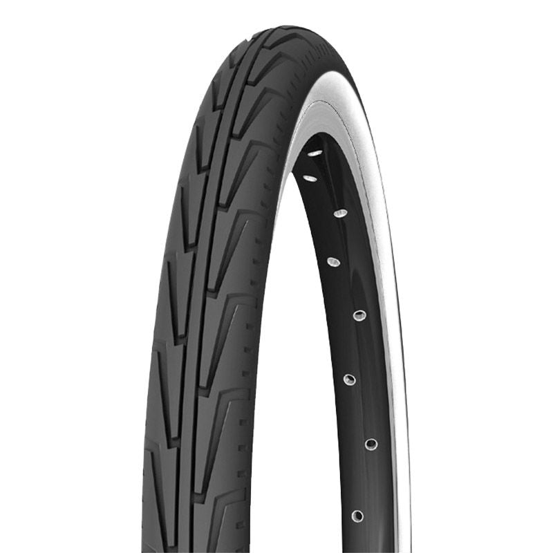 Copertura 24x1,3/8-1/4 STRADA CITY JUNIOR Tube Type Nero/Bianco