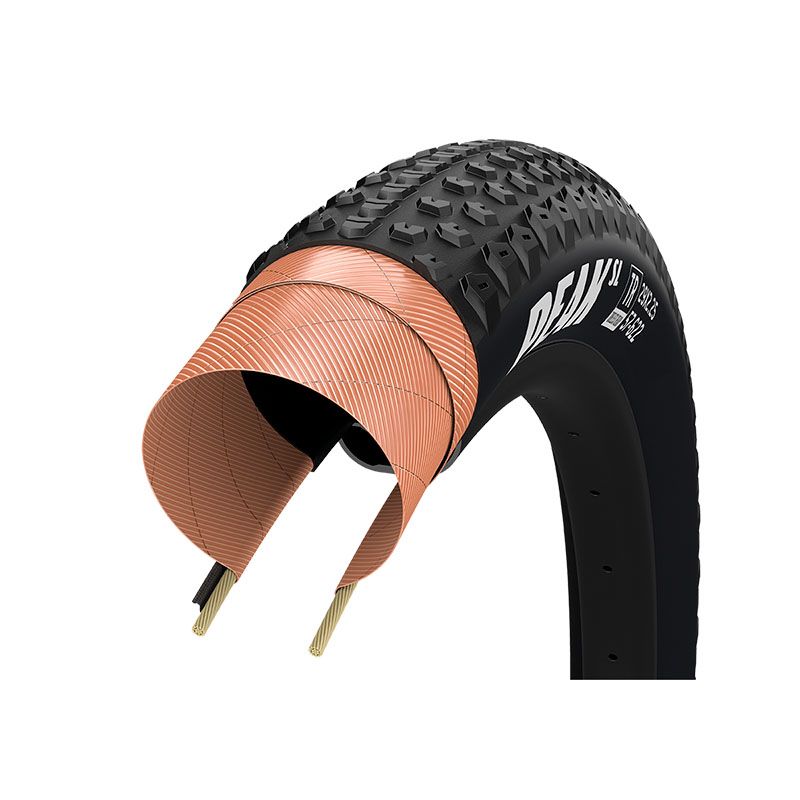 Copertura 29x2,4 PEAK SL Tubeless Ready Nero