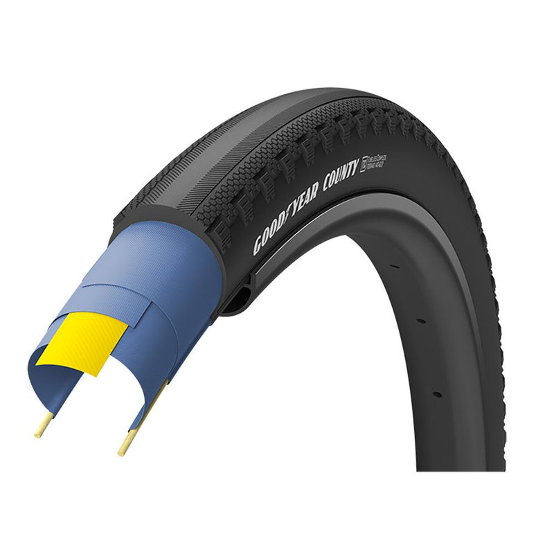 Copertura 650x50 COUNTY Tubeless Ready Nero