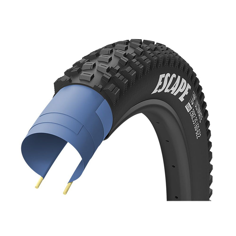 Copertura 27,5x2,60 ESCAPE Tubeless Complete All Mountain Nero