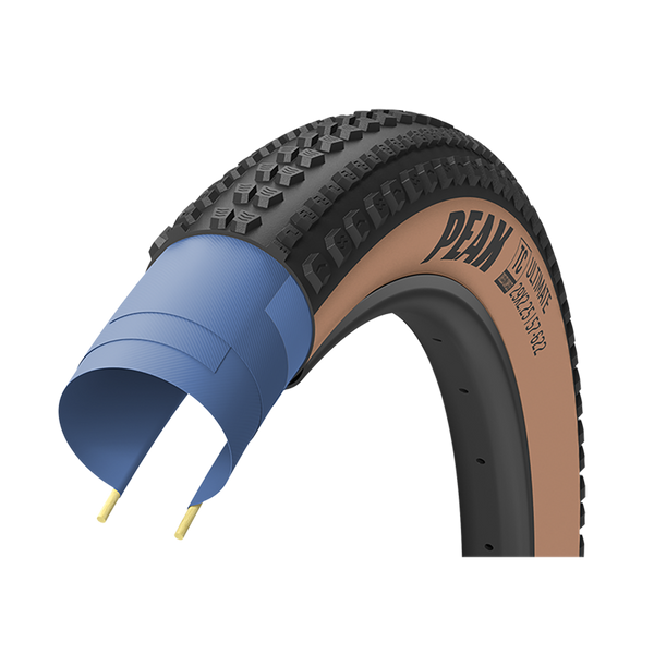 Copertura 29x2,25 PEAK Tubeless Complete Nero/Para