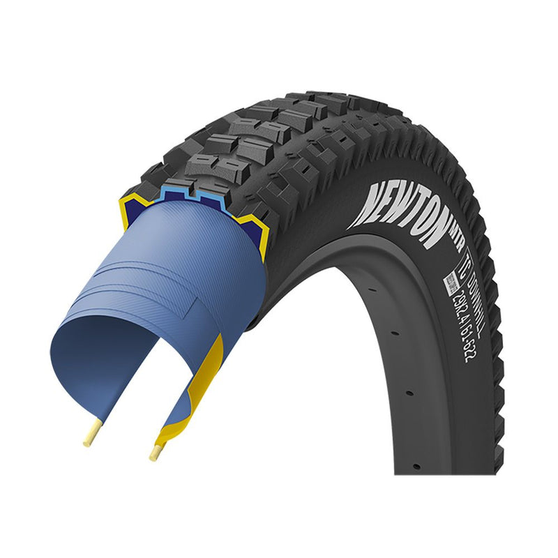 Copertura 27,5x2,4 NEWTON MTR Tubeless Complete Downhill Rear Nero