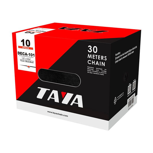 Catena 10V Nero - Rotolo 30mt (30 Sets Falsemaglie incluse)