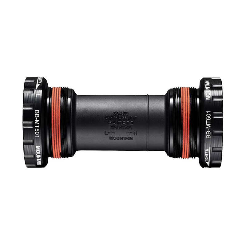 Movimento Centrale MTB DEORE SM-BB501 BSA 68/73mm Nero/Rosso