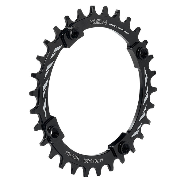 Corona Singola 30 Denti - BCD 104mm Nero