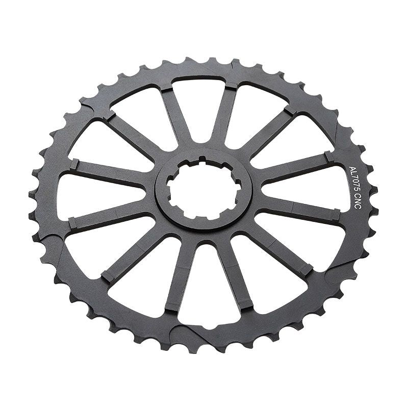 Corona Singola Posteriore Maggiorata 40 Denti Nero per SRAM/SHIMANO