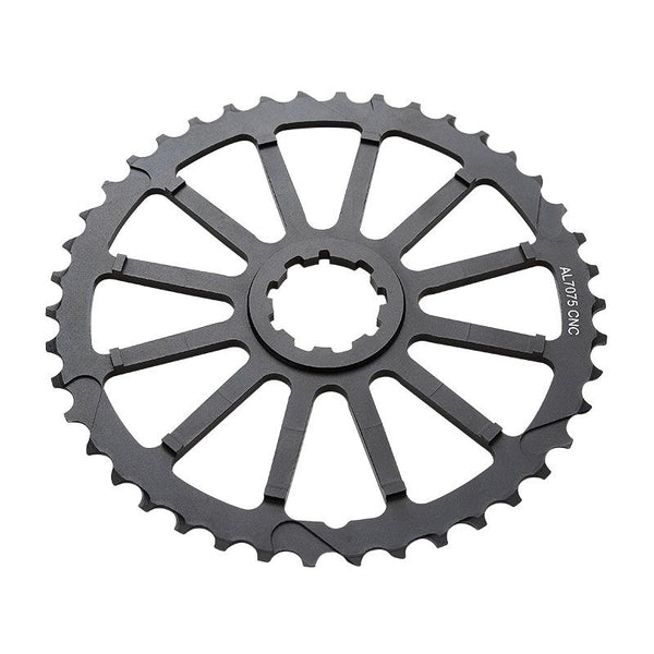 Corona Singola Posteriore Maggiorata 42 Denti Nero per SRAM/SHIMANO