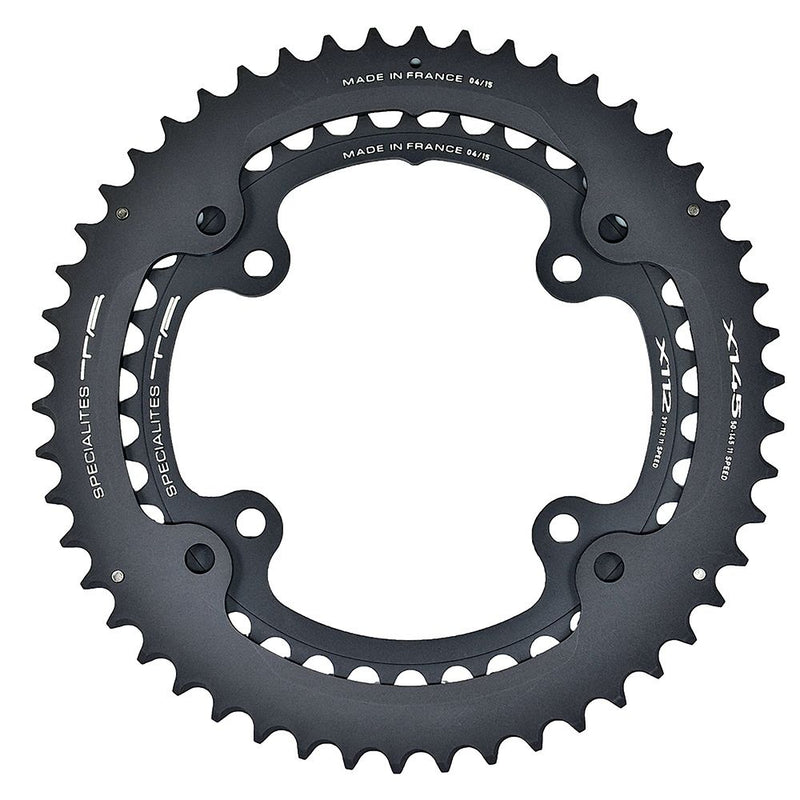 Corona Singola 11V x 39 Denti - BCD 112mm in Antracite per CAMPAGNOLO